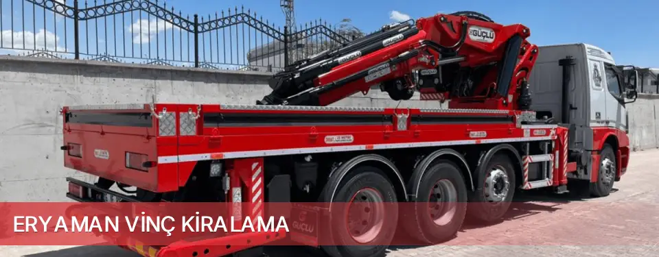 Eryaman İlçemi Vinç Kiralama
